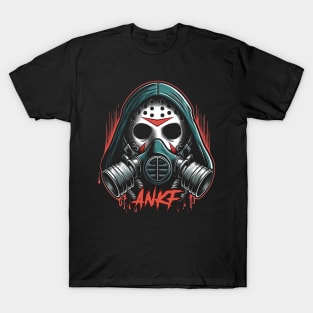 Hooded Masked Logo T-Shirt